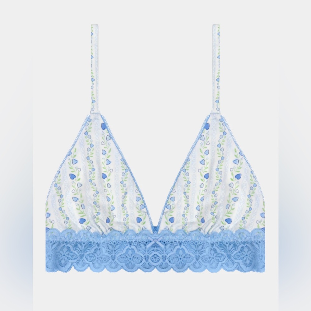 Roller Rabbit Hearts Vine Mercer Bralette NEW